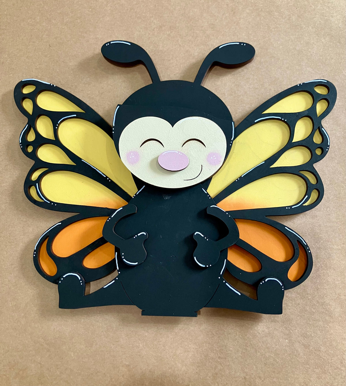Butterfly With Interchangeable Hat