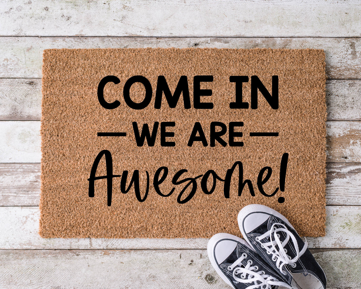 Come in We are Awesome Welcome Mat WM003