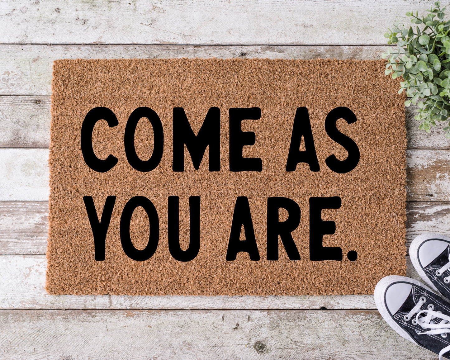 Come as You Are Welcome Mat WM009
