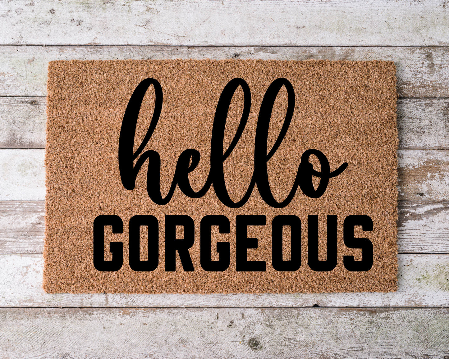 Hello Gorgeous Welcome Mat WM012