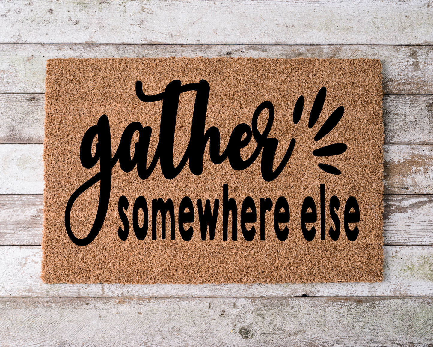Gather Somewhere Else Welcome Mat WM017