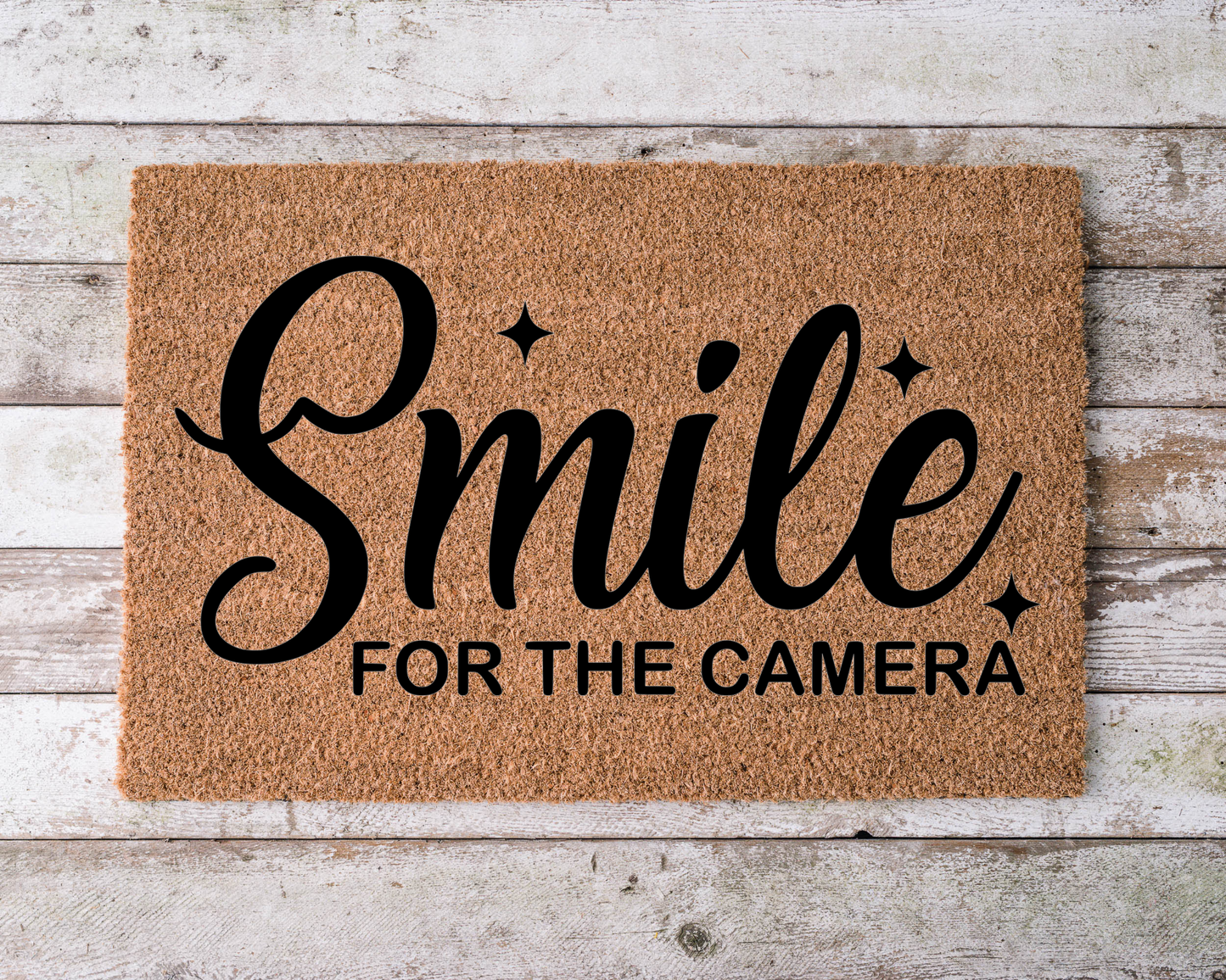 Smile for the Camera Welcome Mat WM026