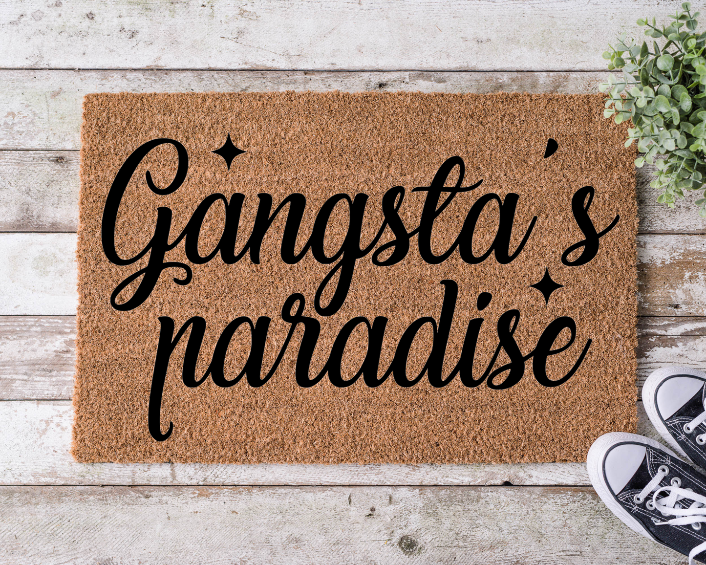 Gangsta's Paradise Welcome Mat WM031