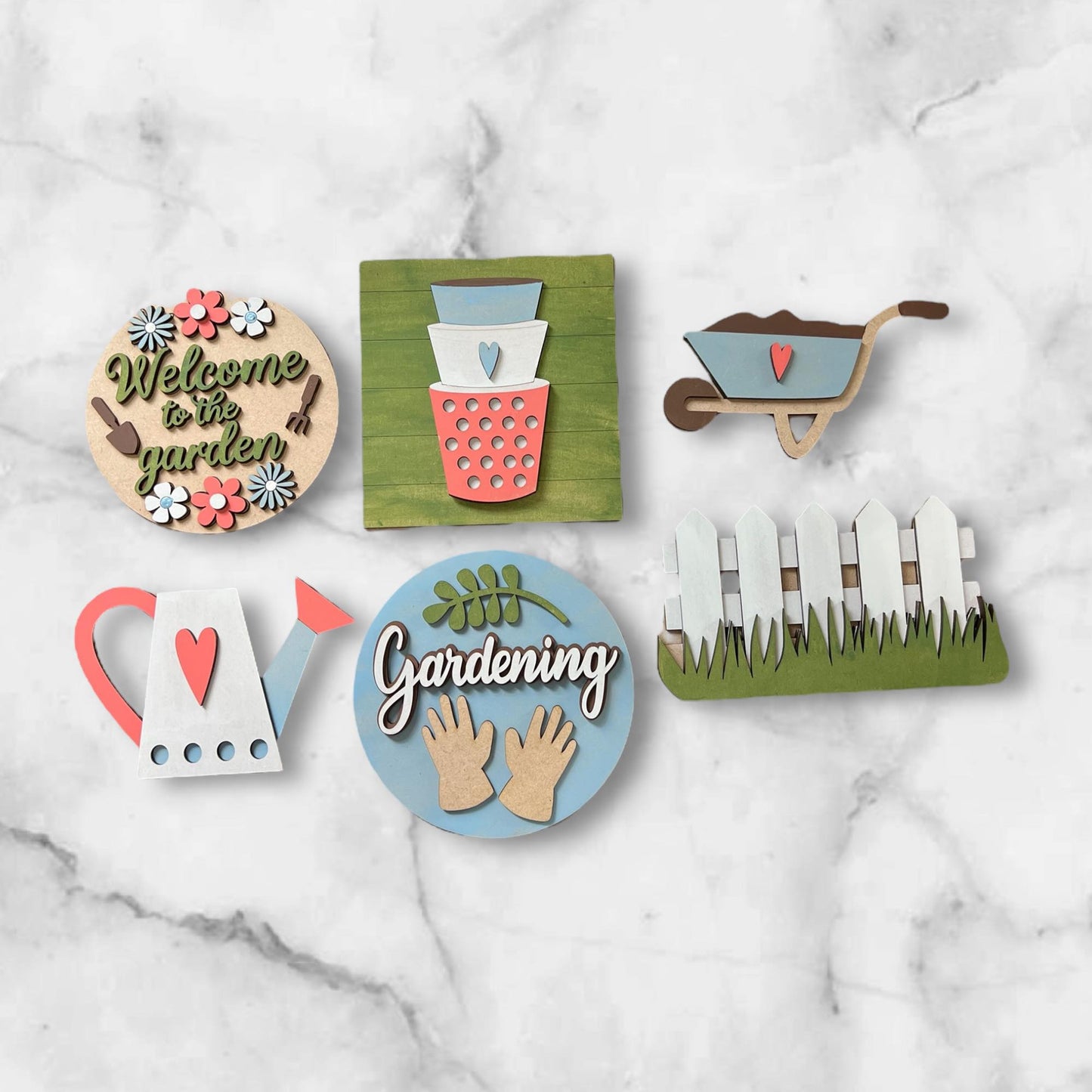 Garden Themed Tiered Tray Set BB0070