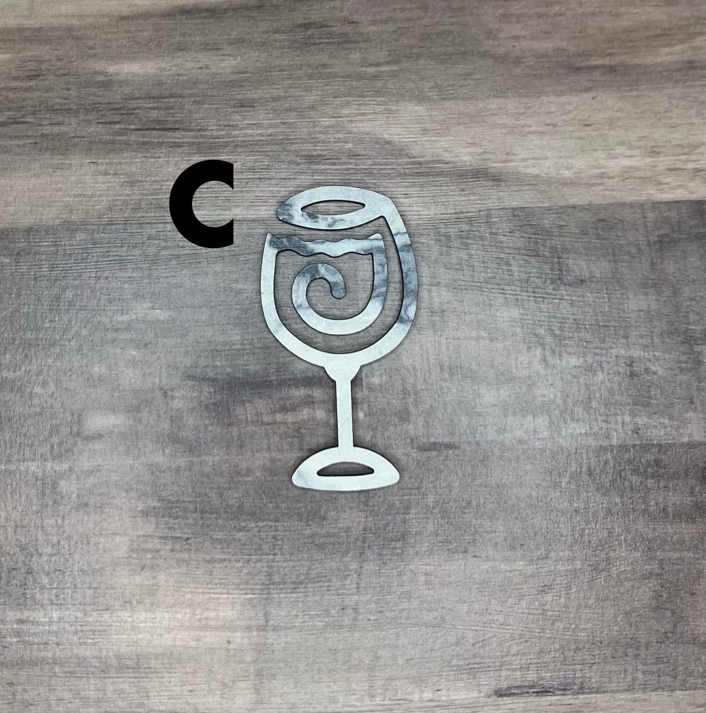 Wine Glass Shaped Bookmark