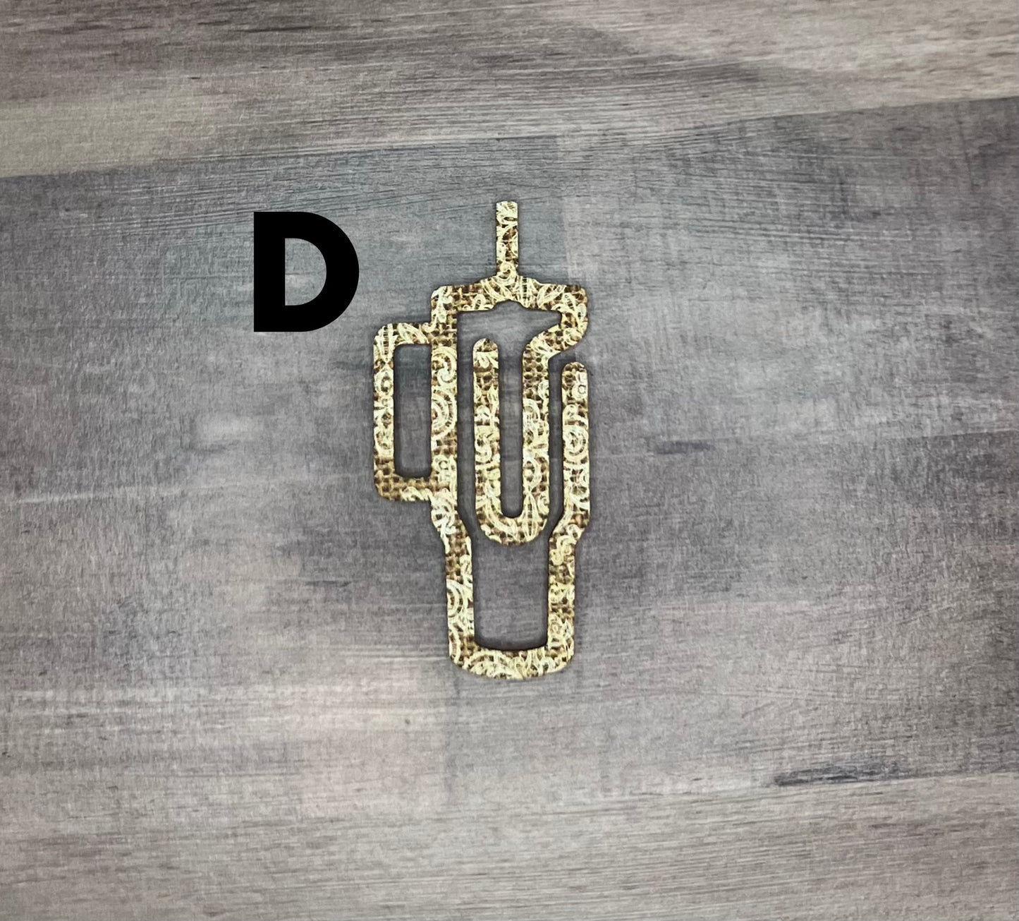Tumbler Shaped Bookmark
