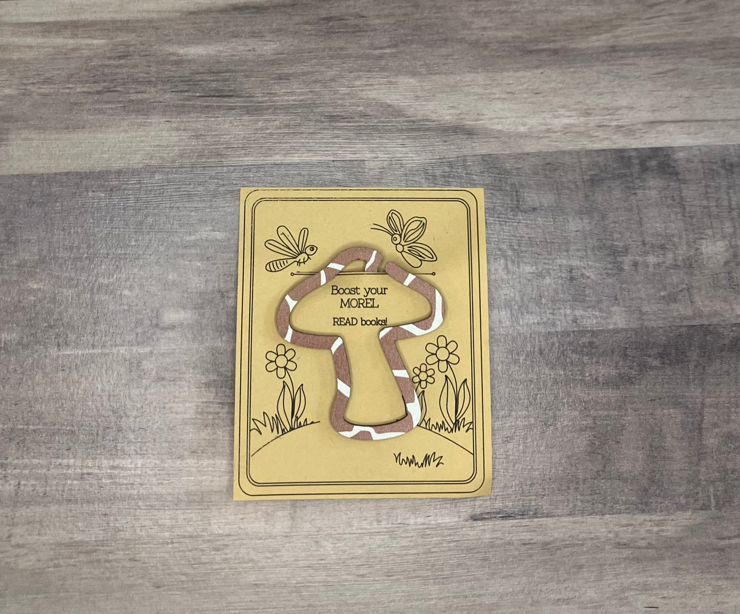 Mushroom Shaped Bookmark