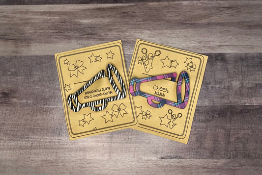 Cheer Megaphone Shaped Bookmark