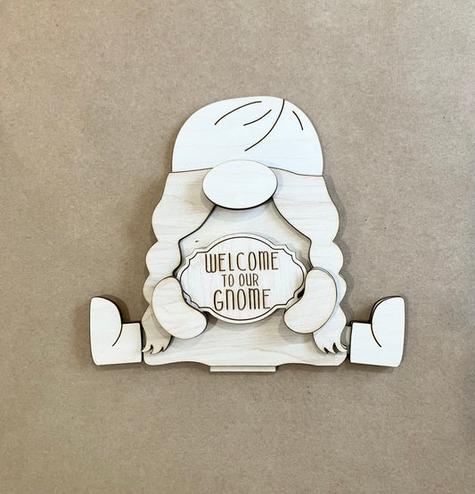 Girl Gnome With Interchangeable Hat