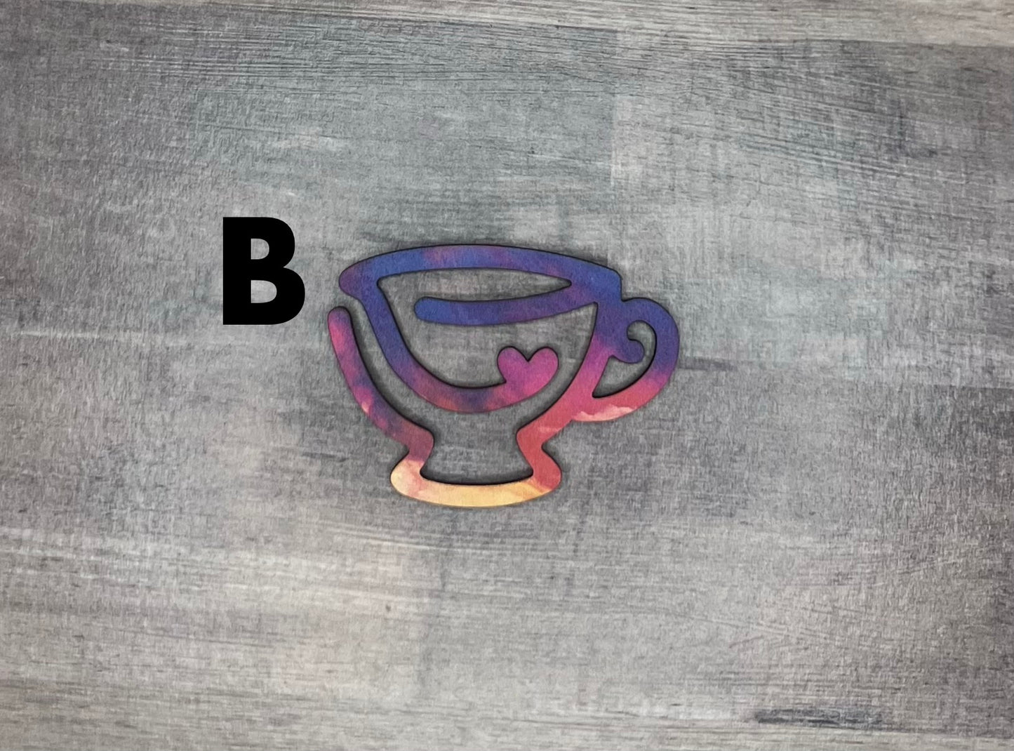 Teacup Shaped Bookmark