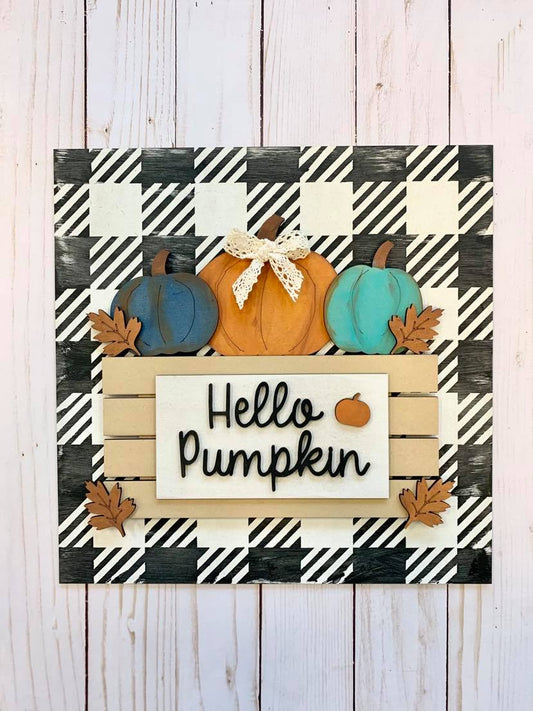 Hello Pumpkin Sign BB0023