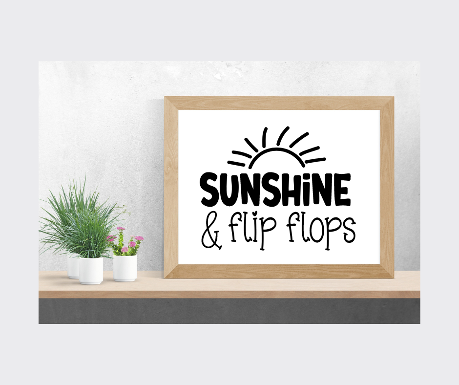 Sunshine and Flip Flops SPC0156