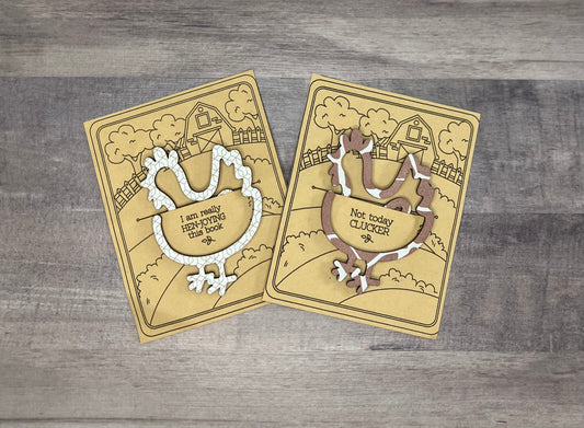 Chicken Shaped Bookmark