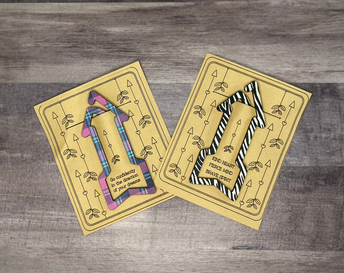 Arrow Shaped Bookmark