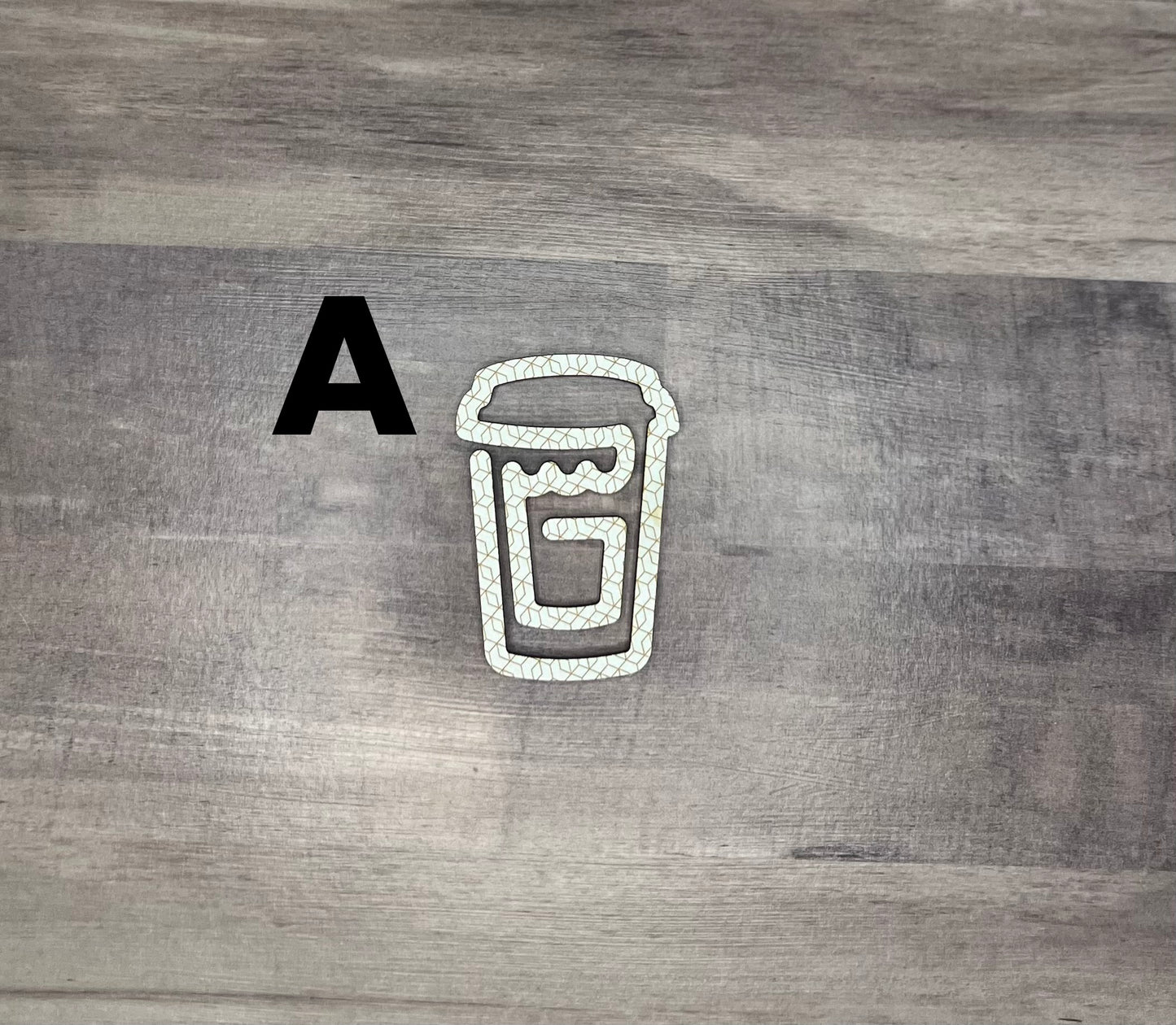 Coffee Cup Shaped Bookmark