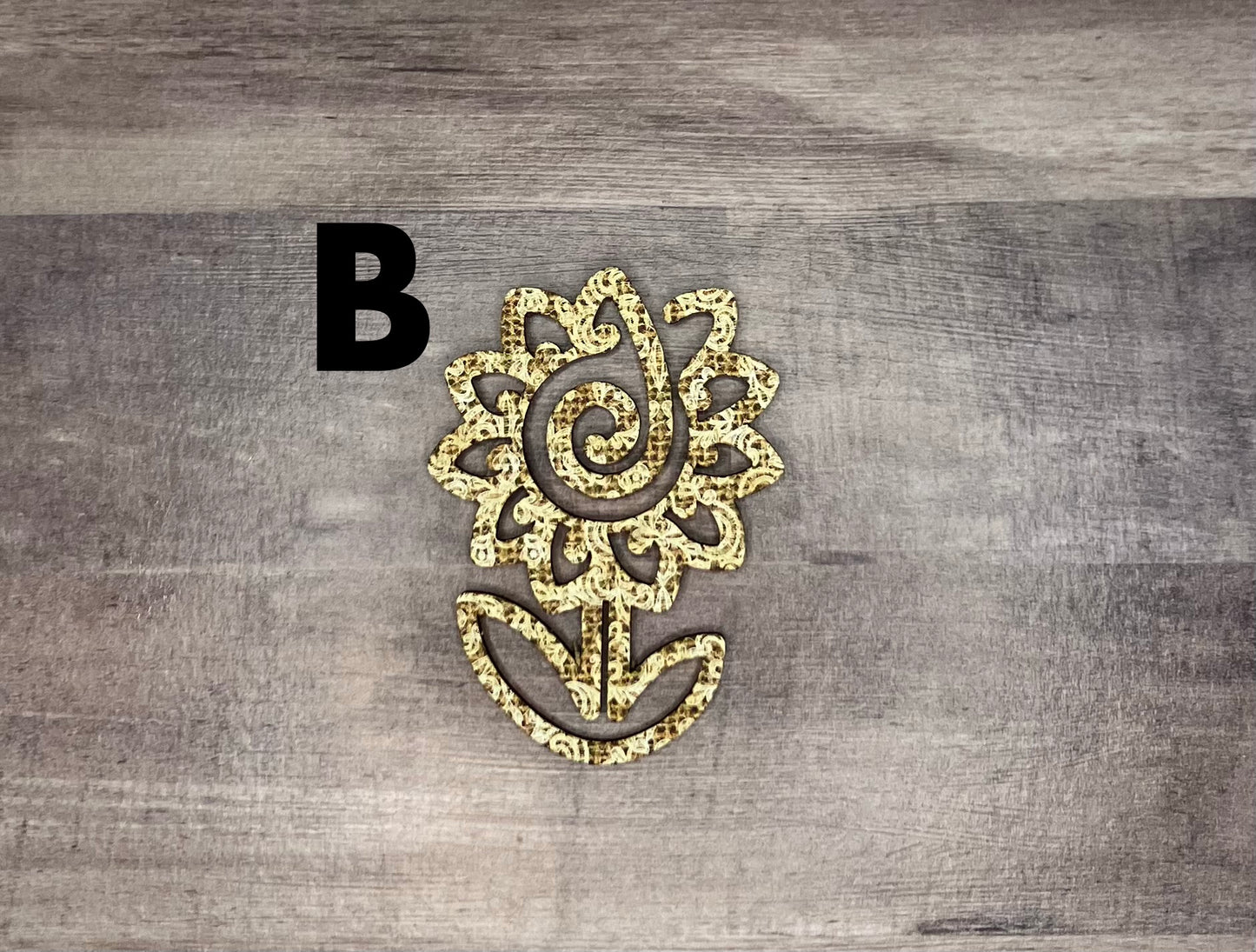 Sunflower Shaped Bookmark
