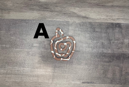 Apple Shaped Bookmark