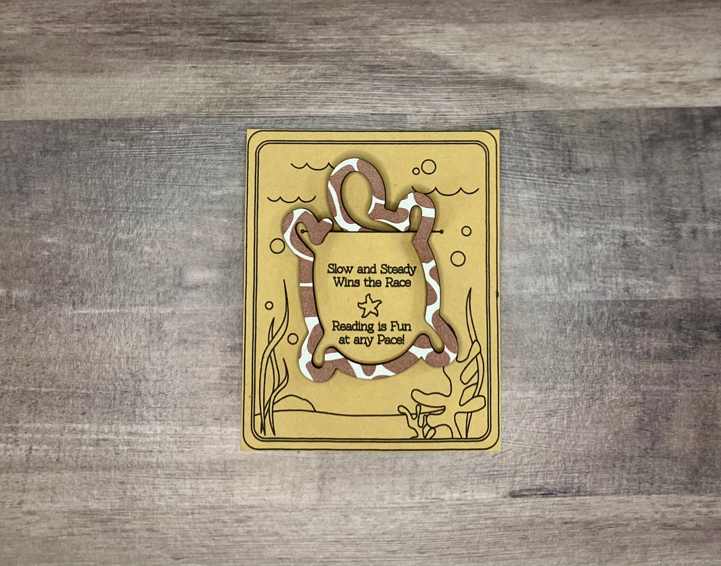 Turtle Shaped Bookmark