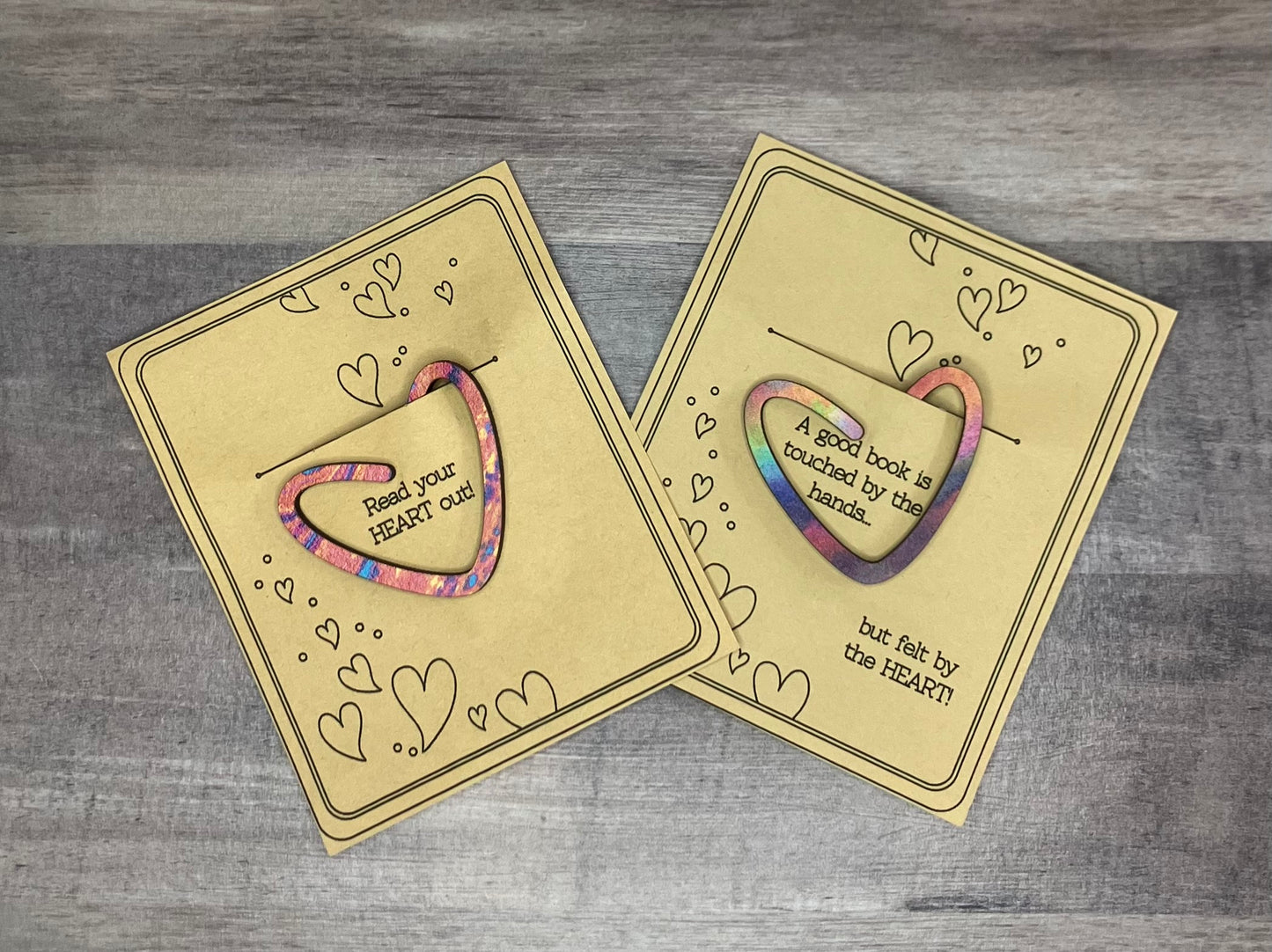 Heart Shaped Bookmark