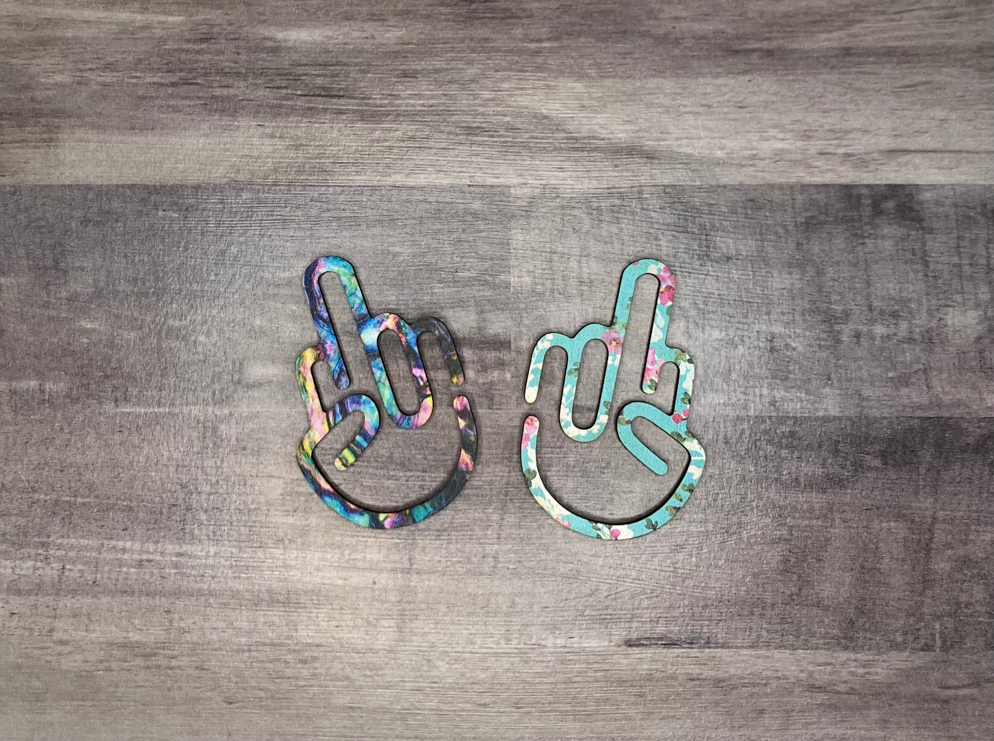 Middle Finger Shaped Bookmark
