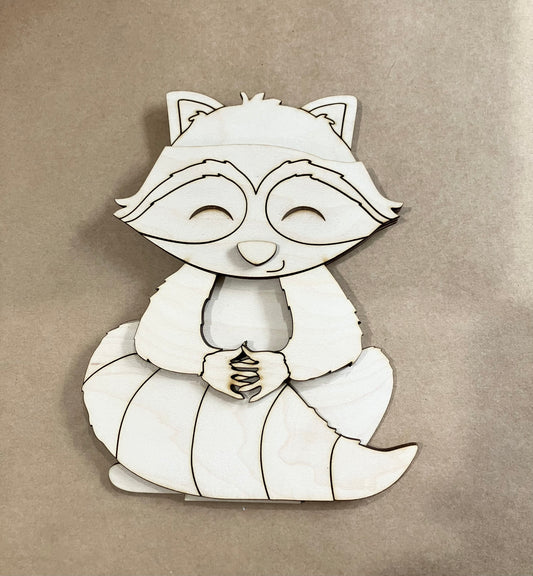 Racoon With Interchangeable Hat