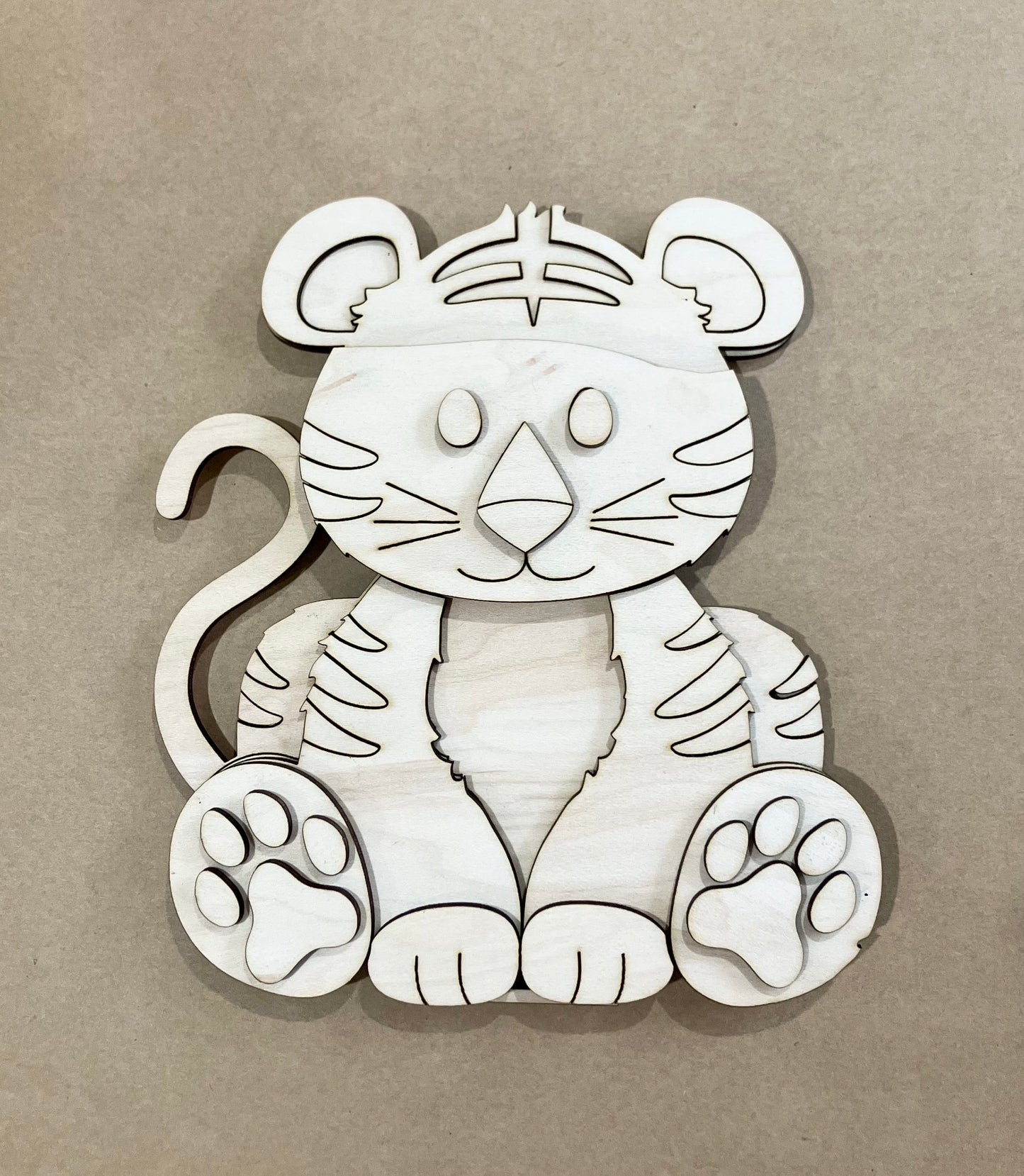 Tiger With Interchangeable Hat