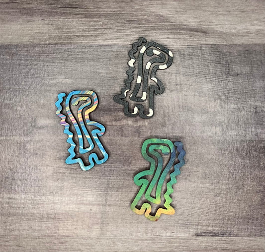 Dinosaur Shaped Bookmark
