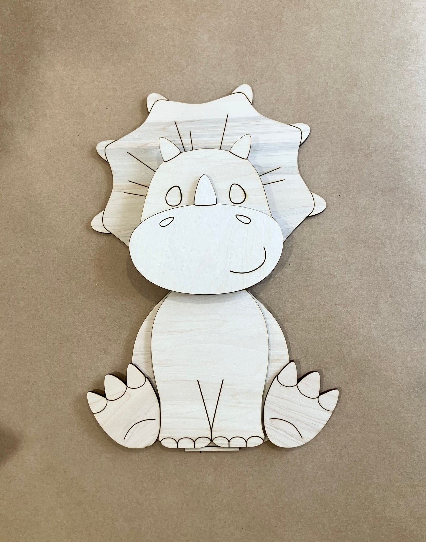 Triceratops With Interchangeable Hat