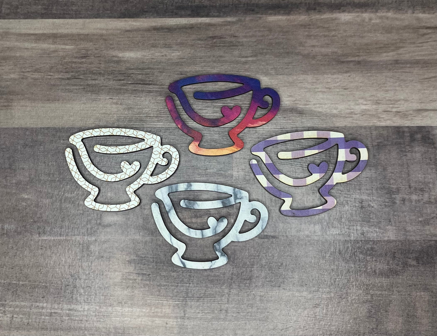 Teacup Shaped Bookmark