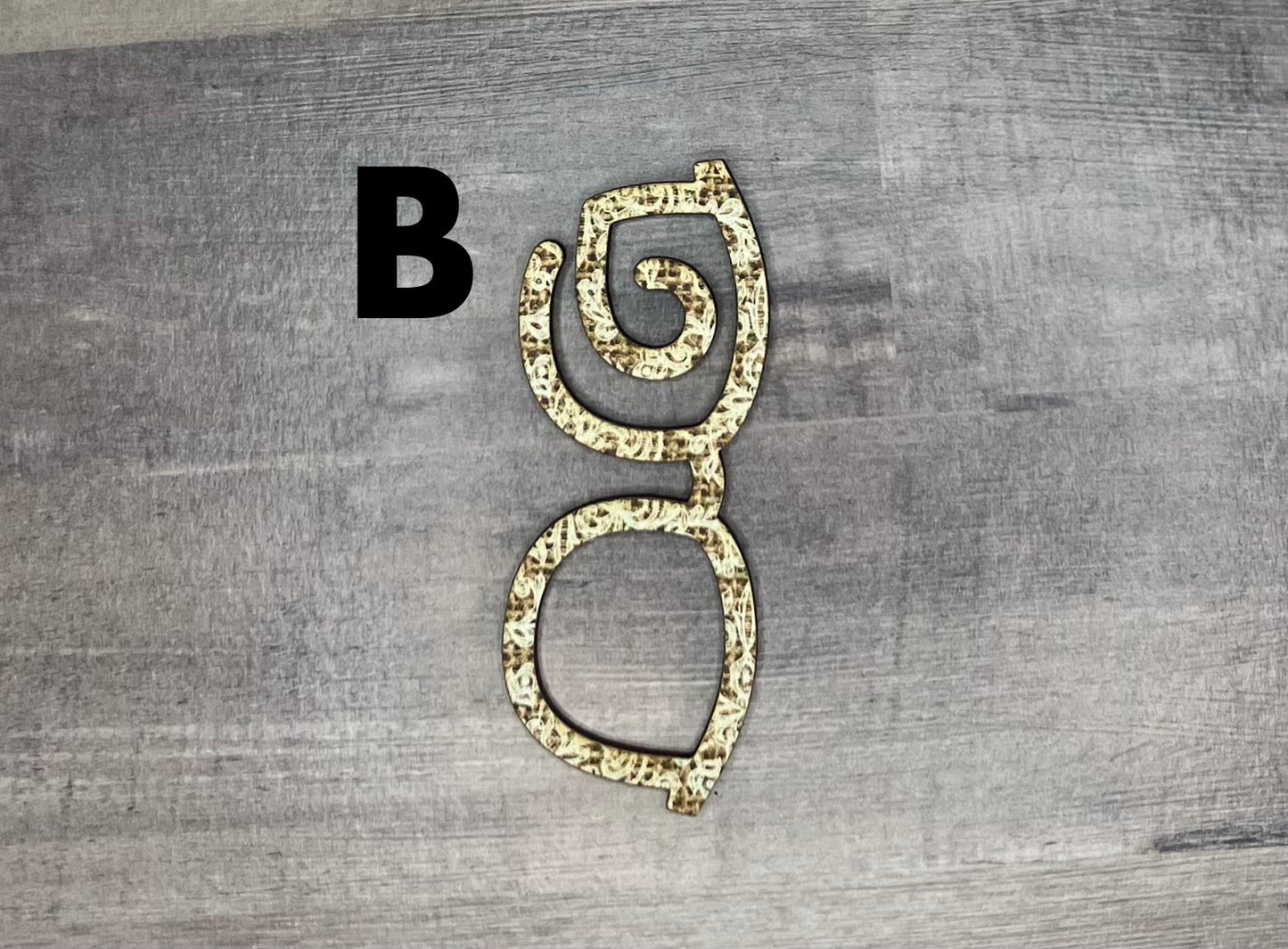 Glasses Shaped Bookmark