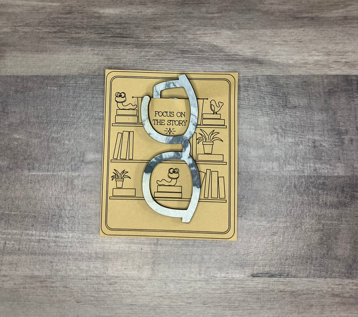 Glasses Shaped Bookmark