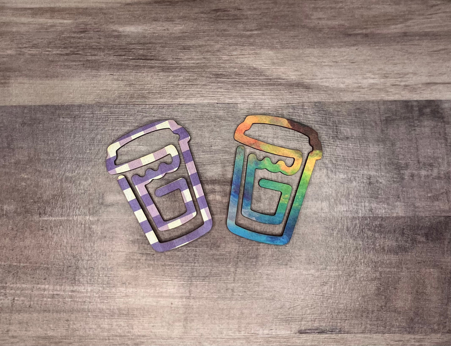 Coffee Cup Shaped Bookmark