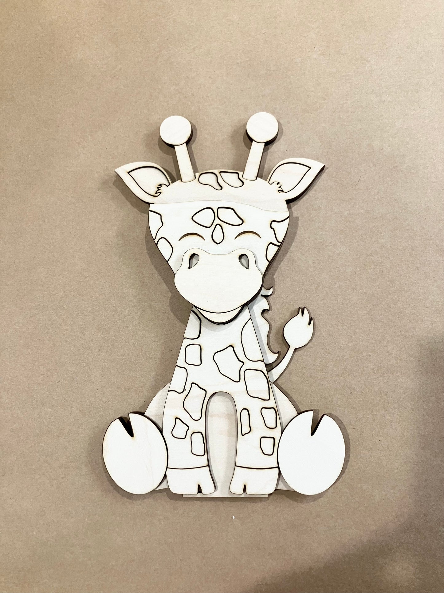 Giraffe With Interchangeable Hat