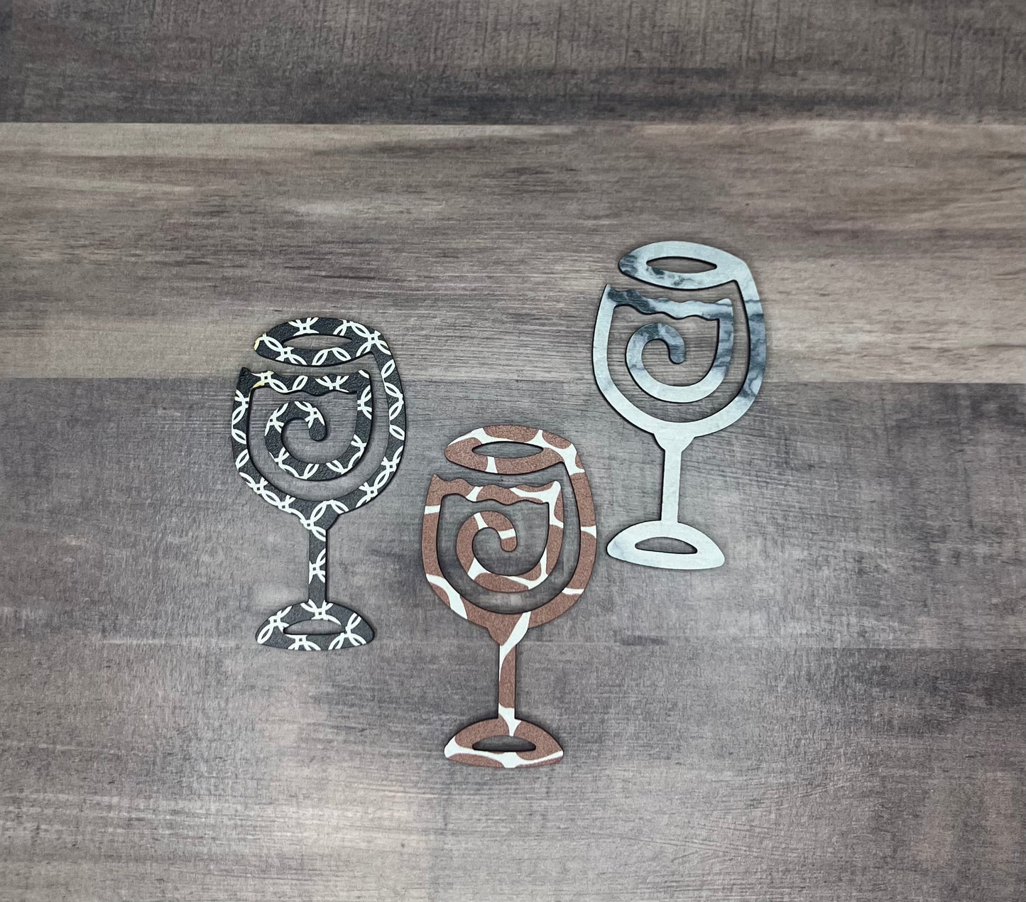 Wine Glass Shaped Bookmark