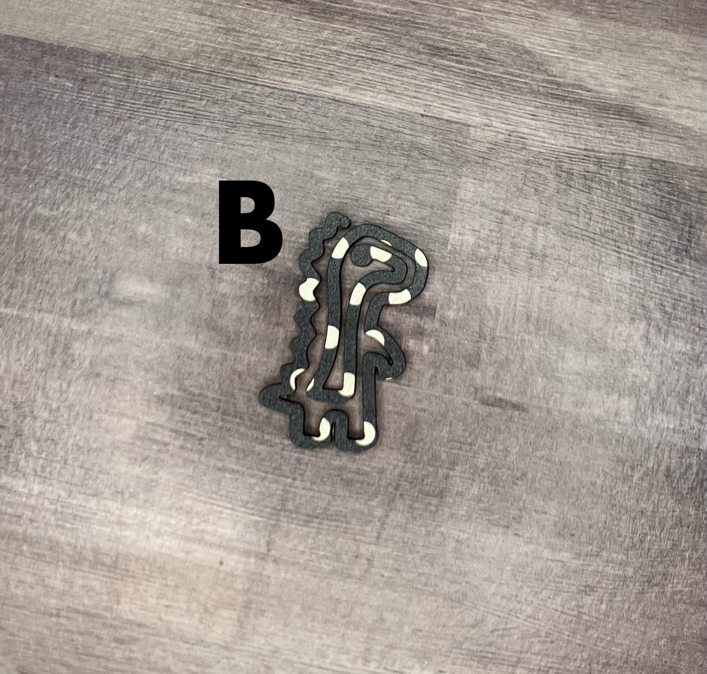Dinosaur Shaped Bookmark