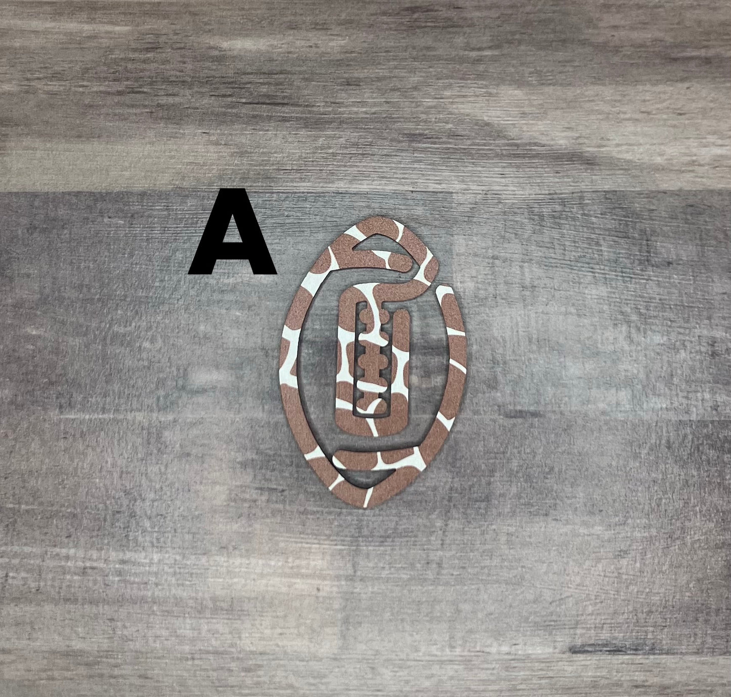 Football Shaped Bookmark