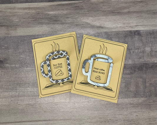 Coffee Mug Shaped Bookmark