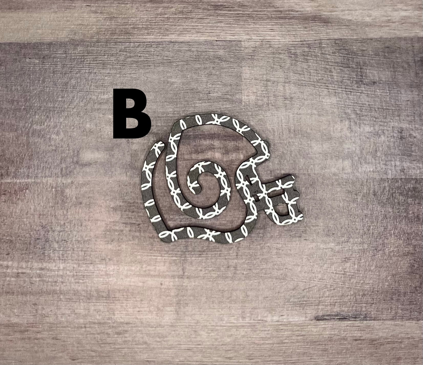 Football Helmet Shaped Bookmark