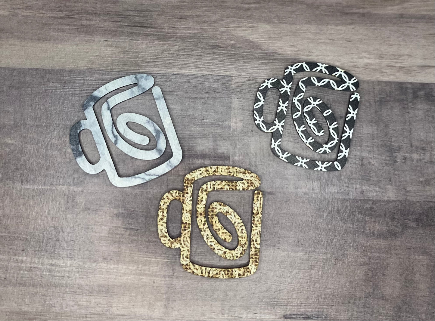 Coffee Mug Shaped Bookmark