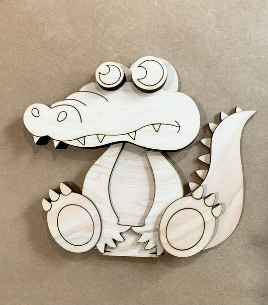 Alligator With Interchangeable Hat