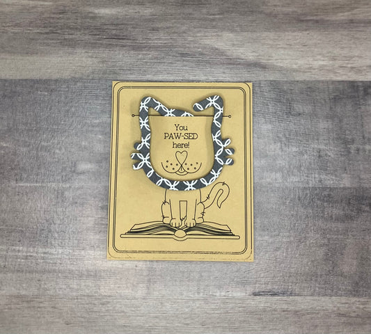 Cat Shaped Bookmark