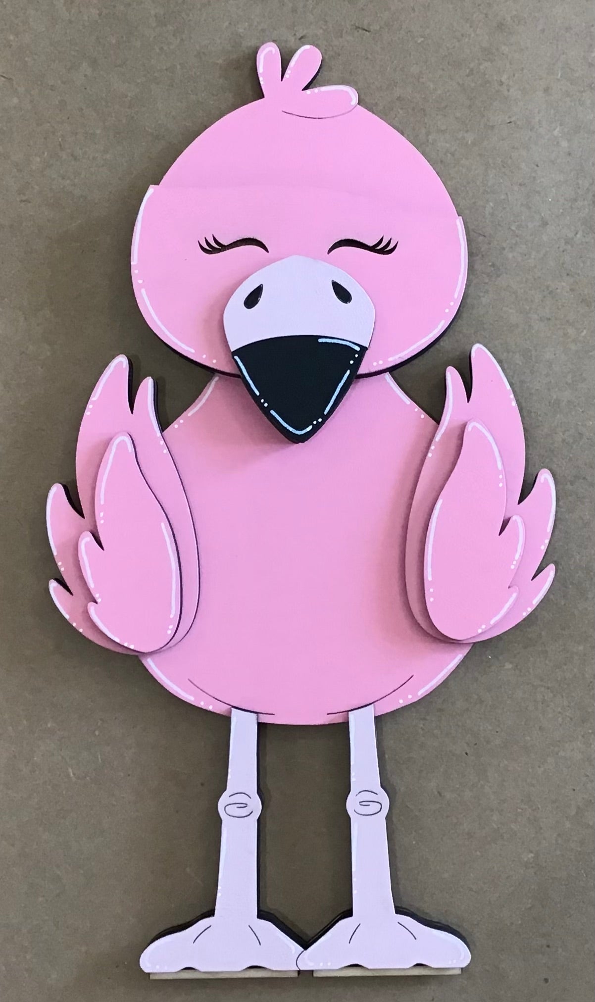 Flamingo With Interchangeable Hat