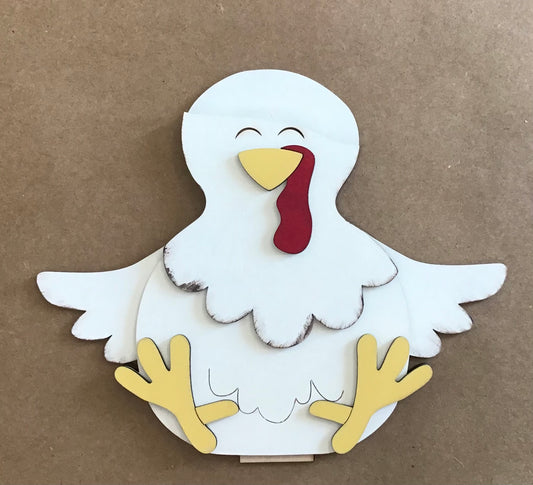 Chicken With Interchangeable Hat