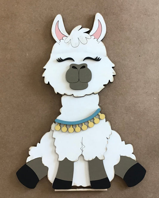 Llama With Interchangeable Hat