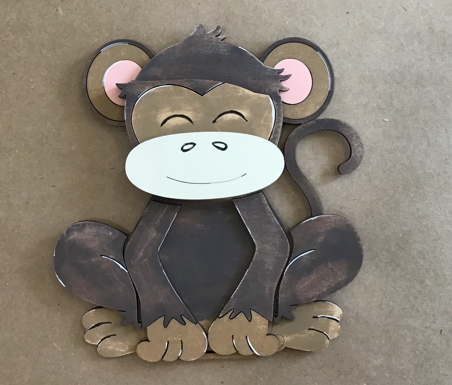 Monkey With Interchangeable Hat