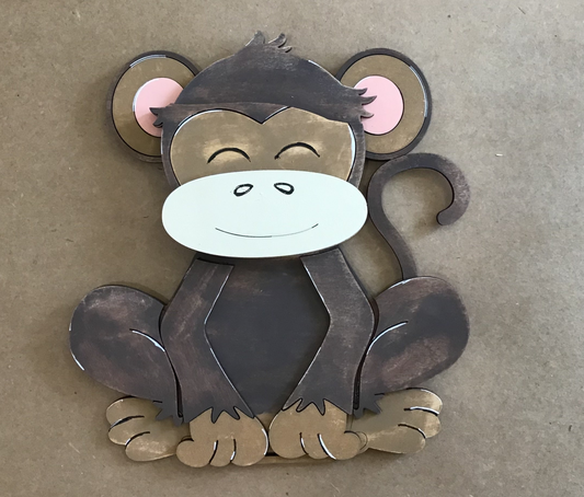 Monkey With Interchangeable Hat