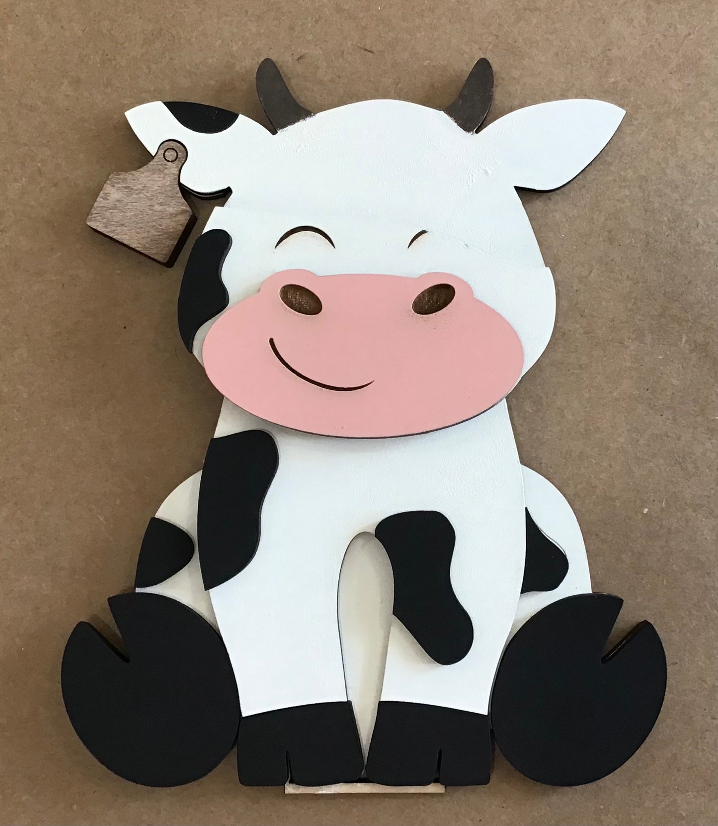 Cow With Interchangeable Hat