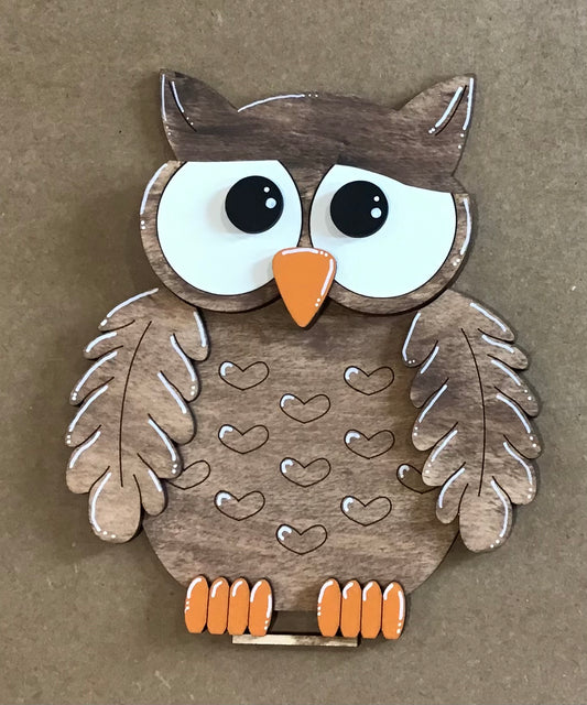 Owl With Interchangeable Hat