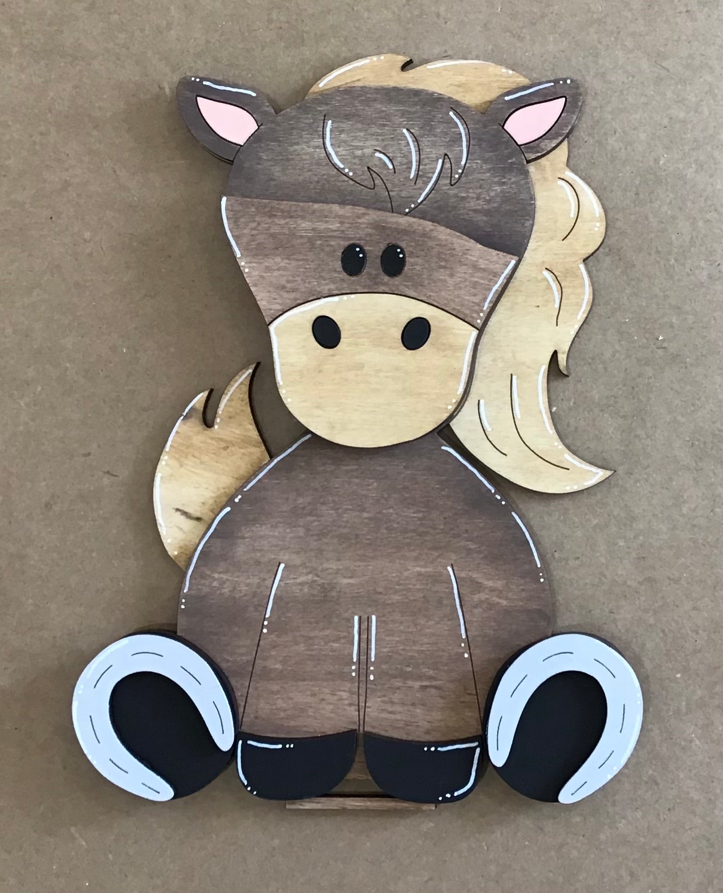 Horse With Interchangeable Hat