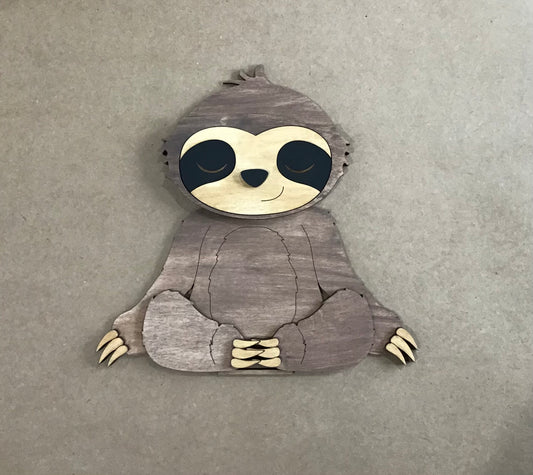 Sloth With Interchangeable Hat
